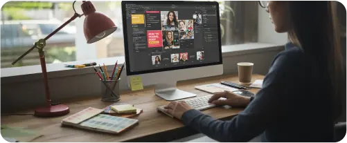 Graphic design for 4 posts per week: